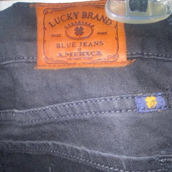 Lucky Brand Black Jeans/Cate Stacked Skinny - Picture 3 of 7